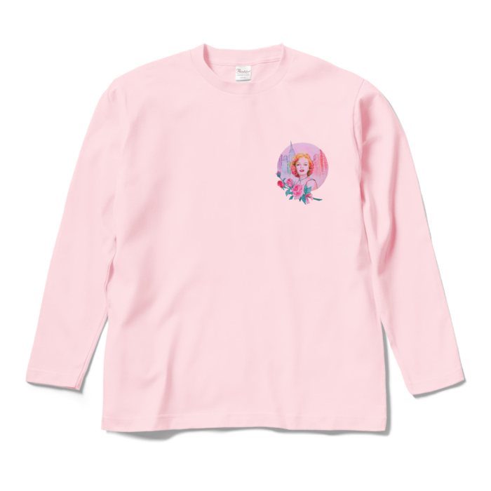 ロングスリーブTシャツ - M - ライトピンク