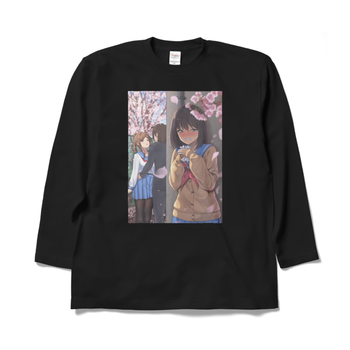 ロングスリーブTシャツ - XL - ブラック / Long-sleeve T-Shirt - XL -Black