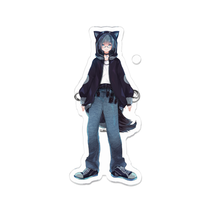 アクリルバッジ - 70 x 70 (mm)