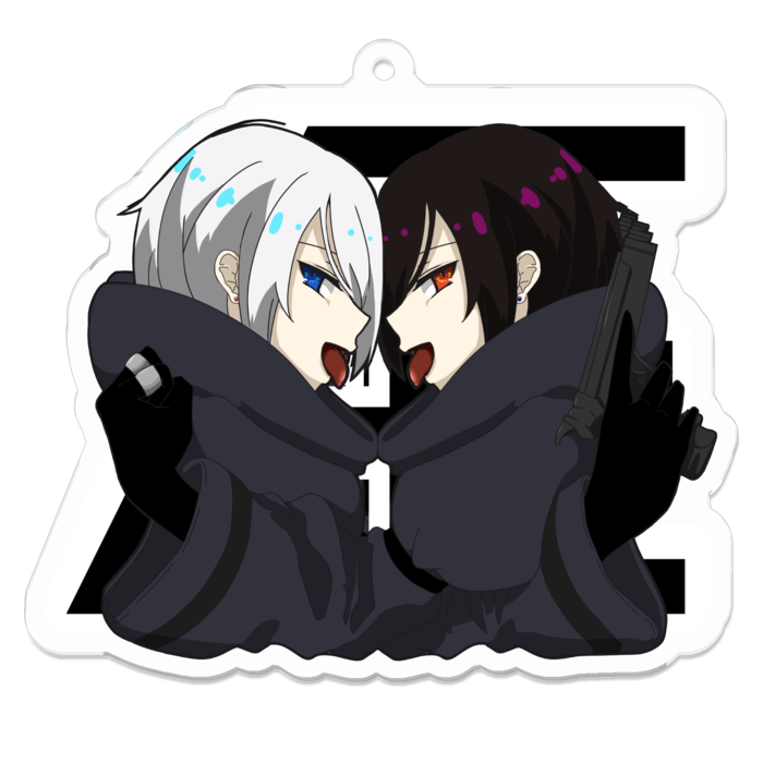 アクリルキーホルダー - 70 x 70 (mm)