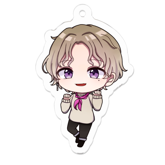 アクリルキーホルダー - 50 x 50 (mm)