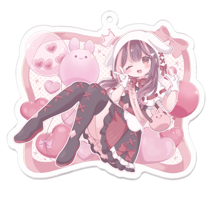 アクリルキーホルダー - 70 x 70 (mm)