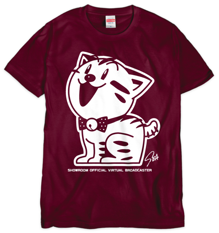 ワインレッドTシャツ XLサイズ