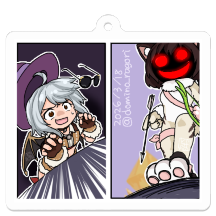 アクリルキーホルダー - 50 x 50 (mm)(59)