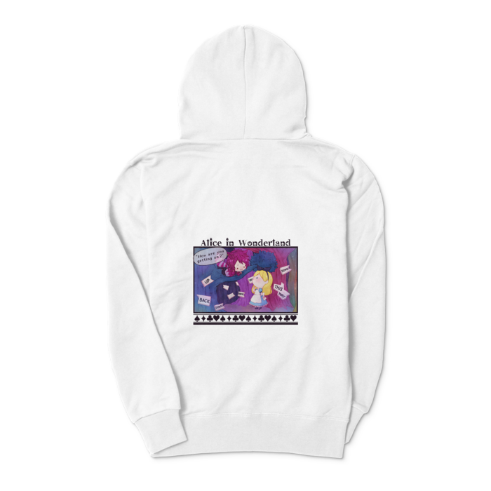 ジップパーカー - S - ホワイト