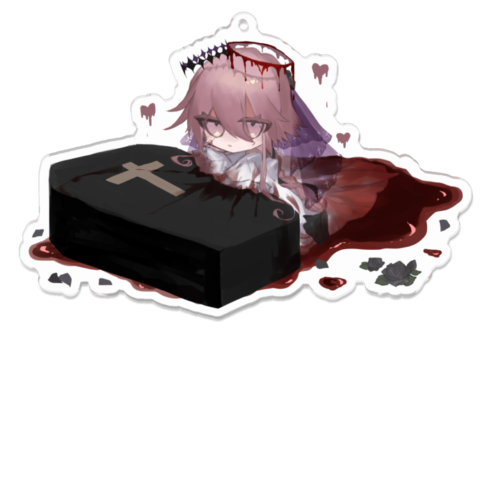 アクリルキーホルダー - 100 x 100 (mm)