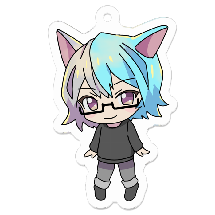 アクリルキーホルダー - 50 x 50 (mm)