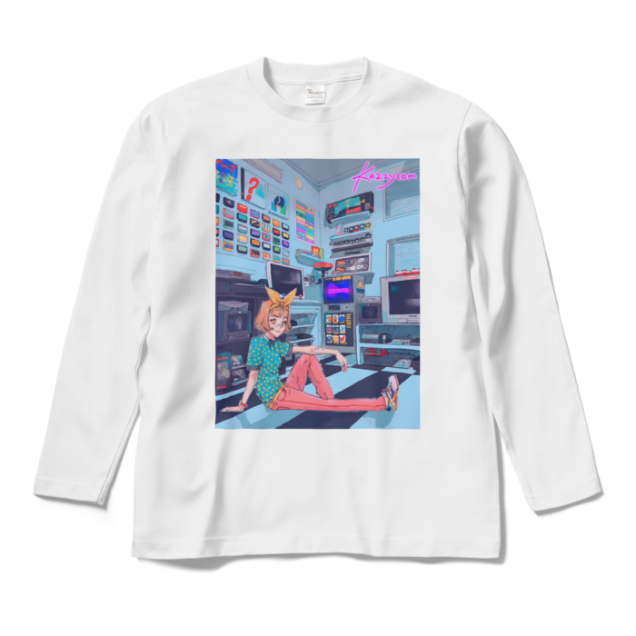ロングスリーブTシャツ - M - ホワイト