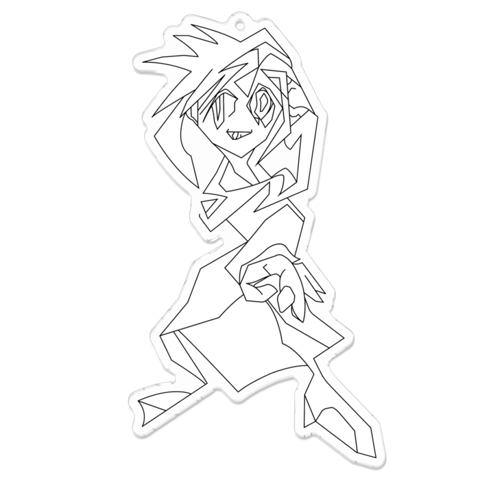 アクリルキーホルダー - 100 x 100 (mm)