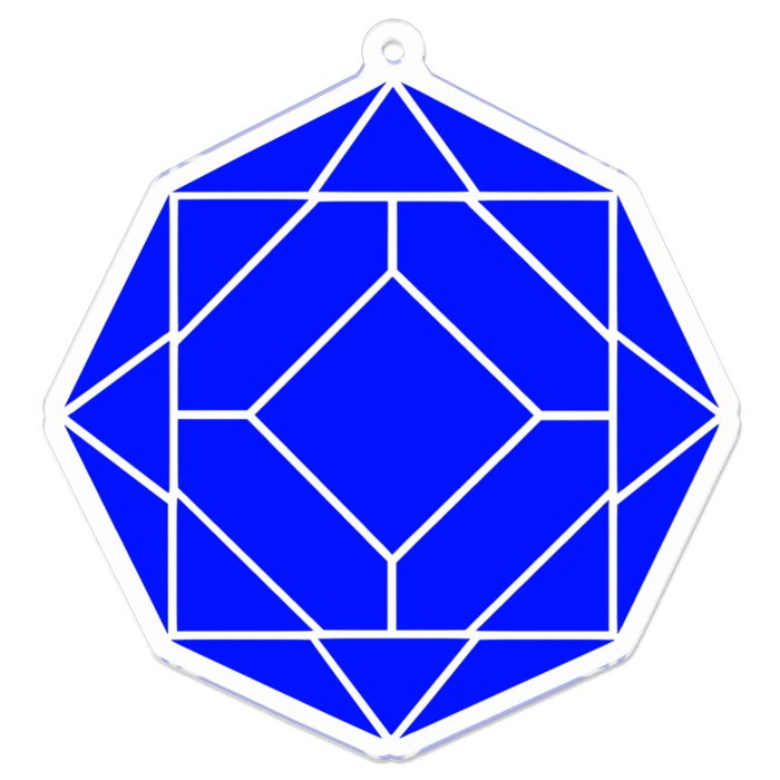 アクリルキーホルダー - 70 x 70 (mm)