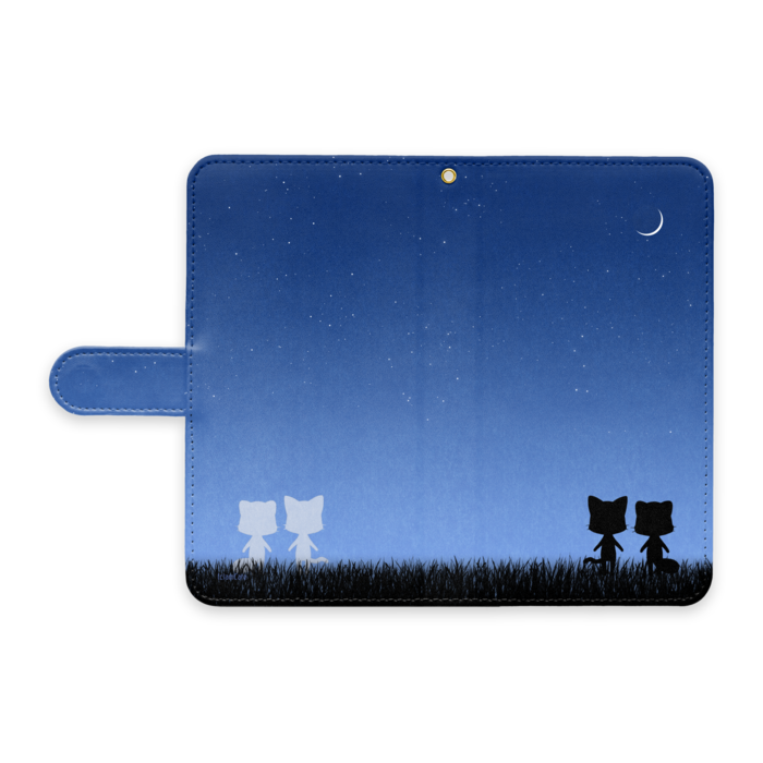 手帳型Androidケース - L - ストラップ穴 あり