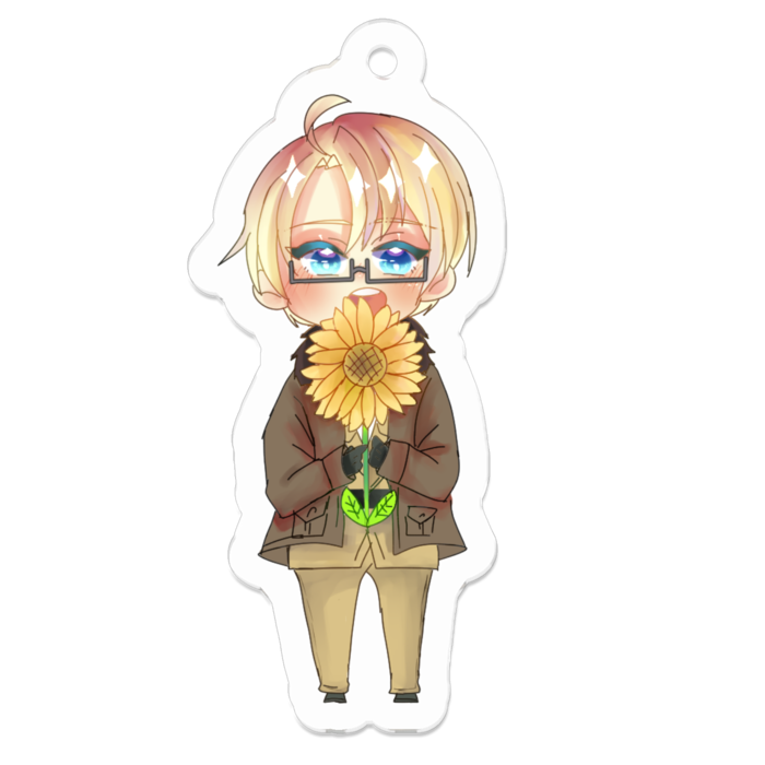 アクリルキーホルダー - 50 x 50 (mm)