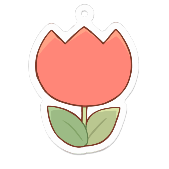 アクリルキーホルダー - 50 x 50 (mm)