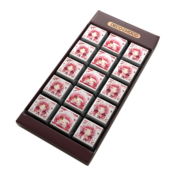 DECOチョコ - 列ごとにデザイン
