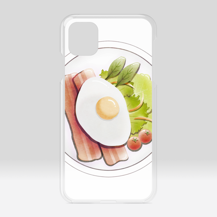 クリアiPhoneケース 白色 iPhone 11