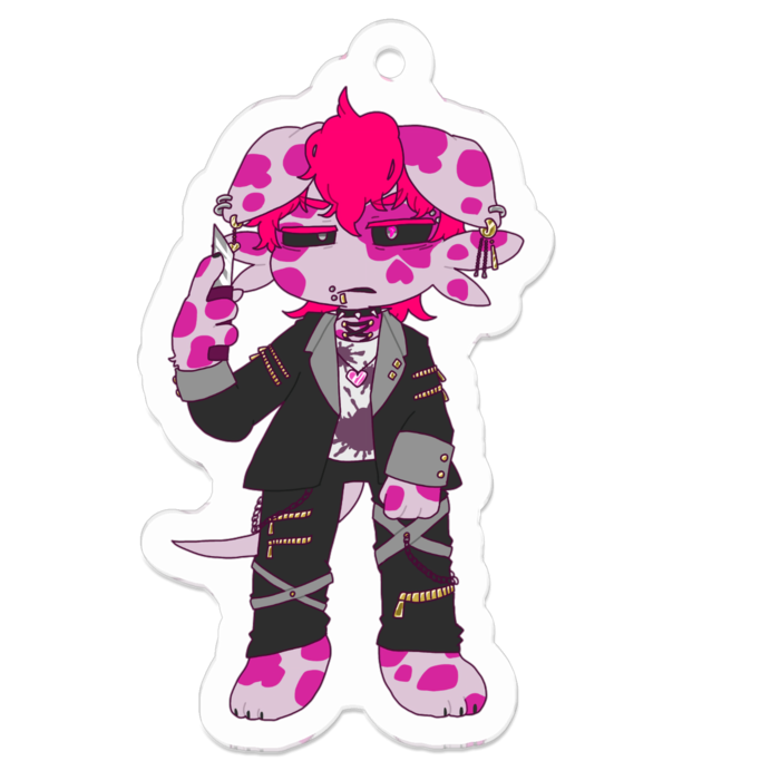 アクリルキーホルダー - 50 x 50 (mm)