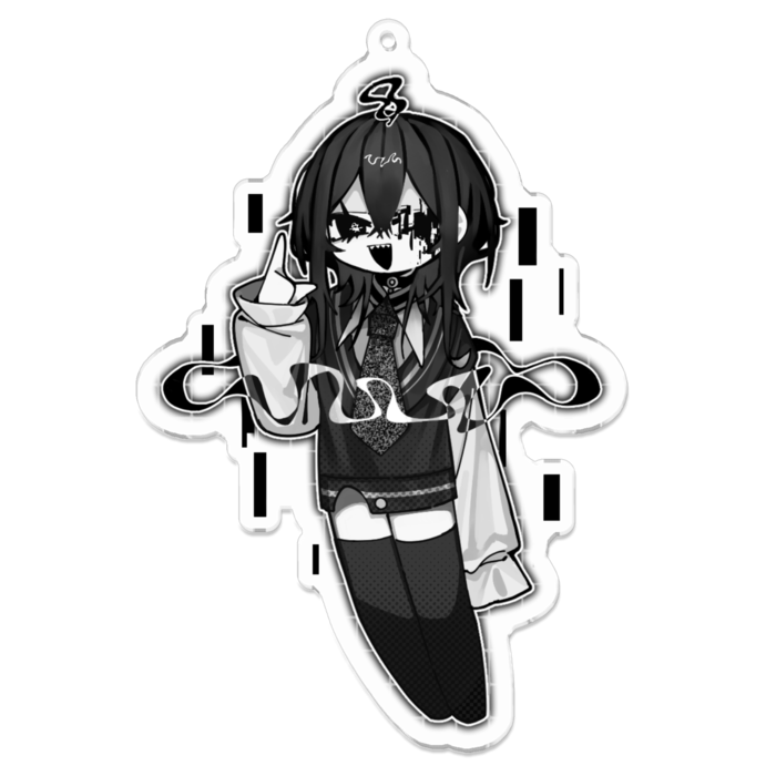 アクリルキーホルダー - 100 x 100 (mm)