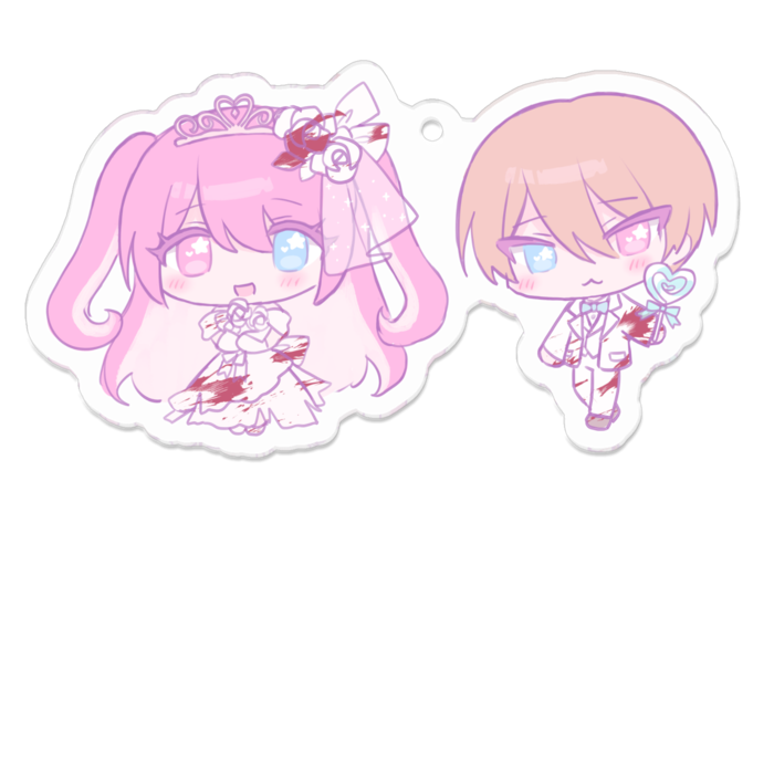 アクリルキーホルダー - 70 x 70 (mm)