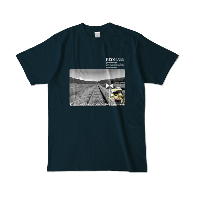 カラーTシャツ - L - ネイビー (濃色)