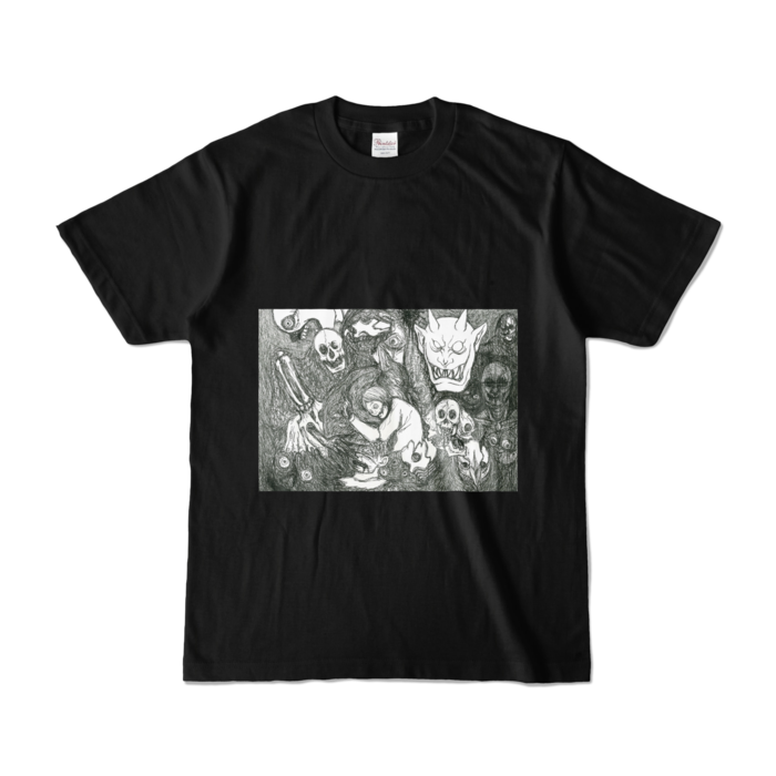 カラーTシャツ - S - ブラック (濃色)