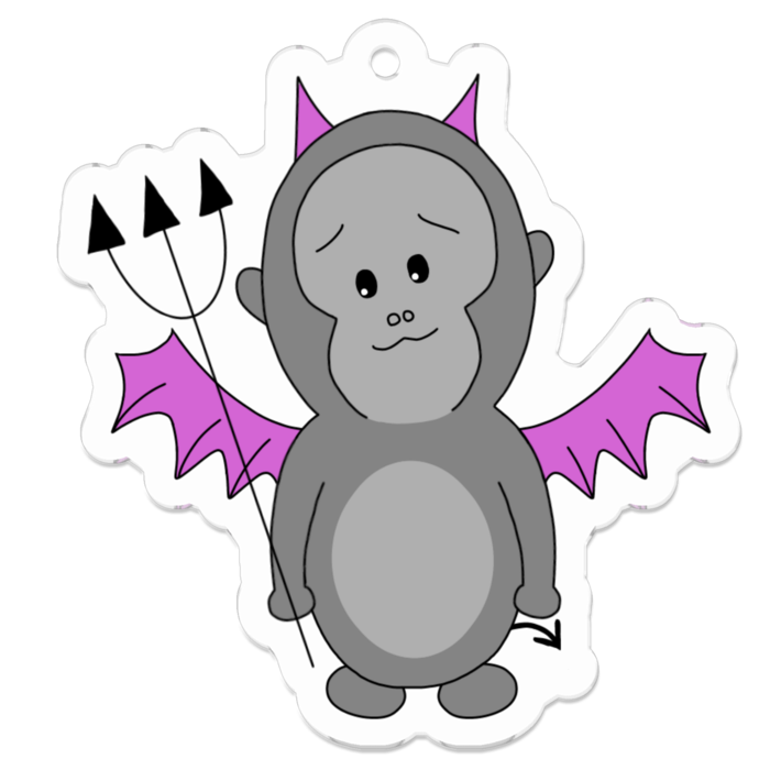 アクリルキーホルダー - 50 x 50 (mm)