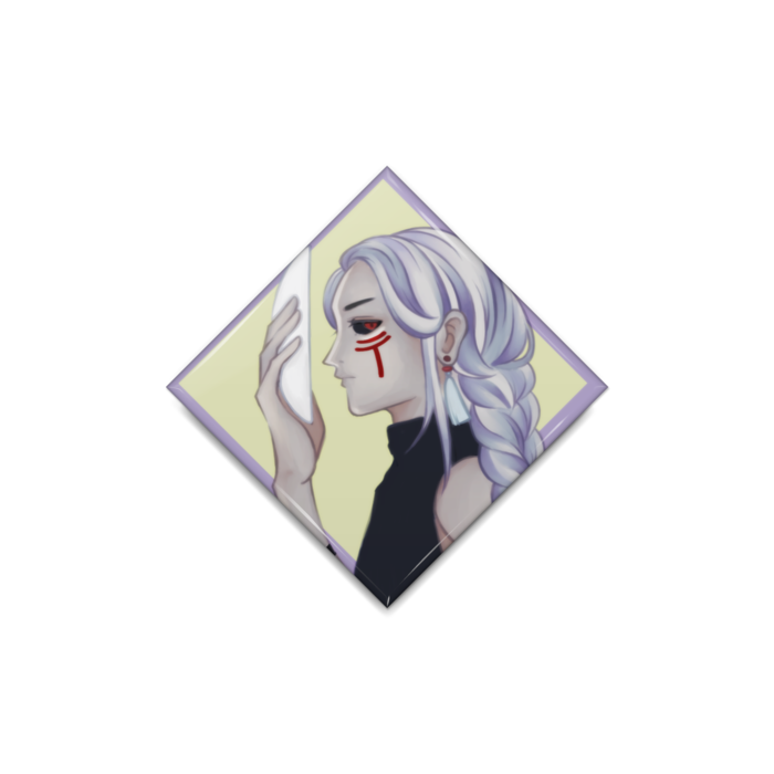 缶バッジ - ひし形40mm