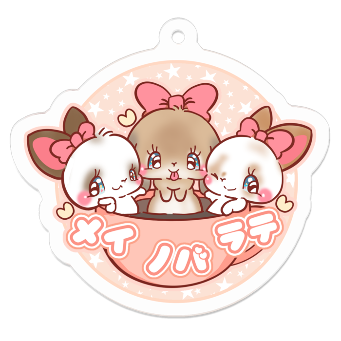 アクリルキーホルダー（コーティング） - 50 x 50 (mm)