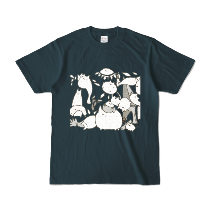 カラーTシャツ - S - デニム (濃色)