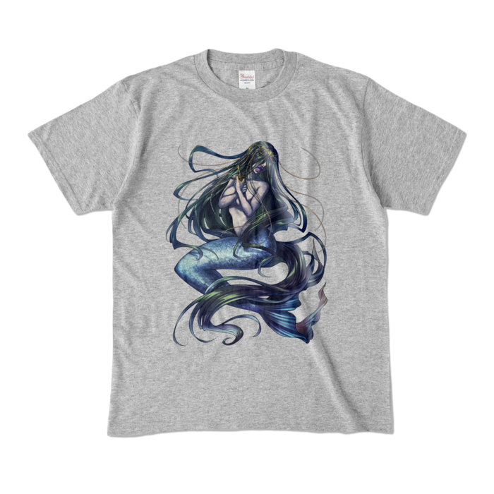 カラーTシャツ - M - 杢グレー (濃色)