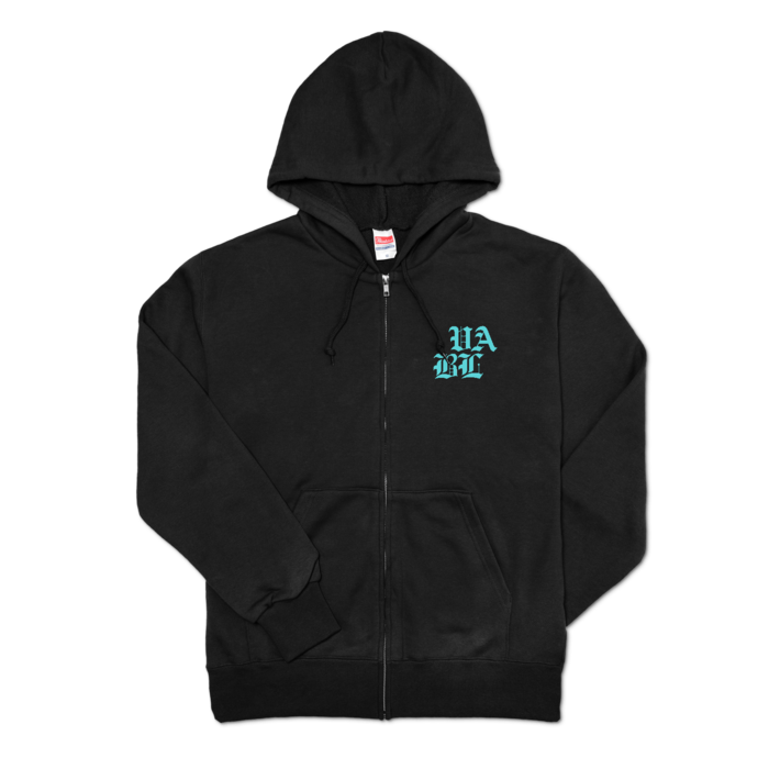 bull zip 2 black/light blue M