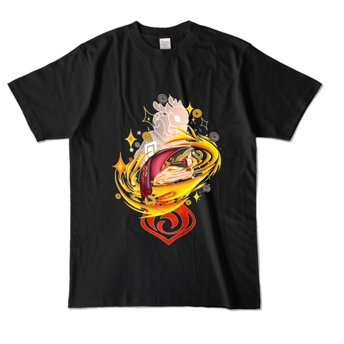 カラーTシャツ - L - ブラック (濃色)