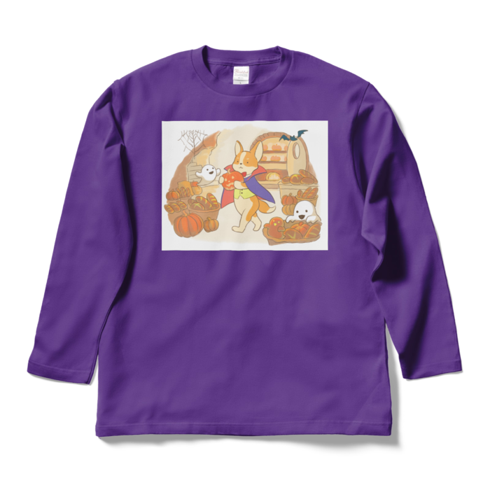 ロングスリーブTシャツ - L - パープル