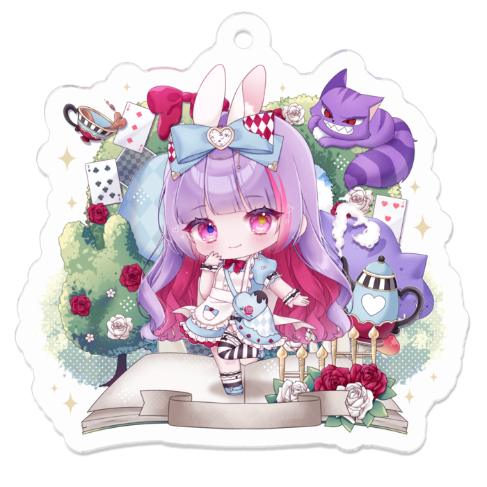 アクリルキーホルダー - 50 x 50 (mm)