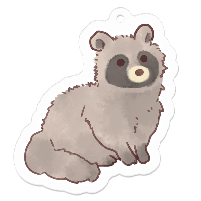 アクリルキーホルダー（コーティング） - 50 × 50 (mm)