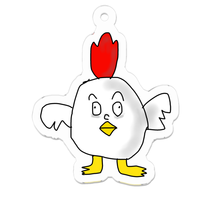 アクリルキーホルダー - 50 x 50 (mm)