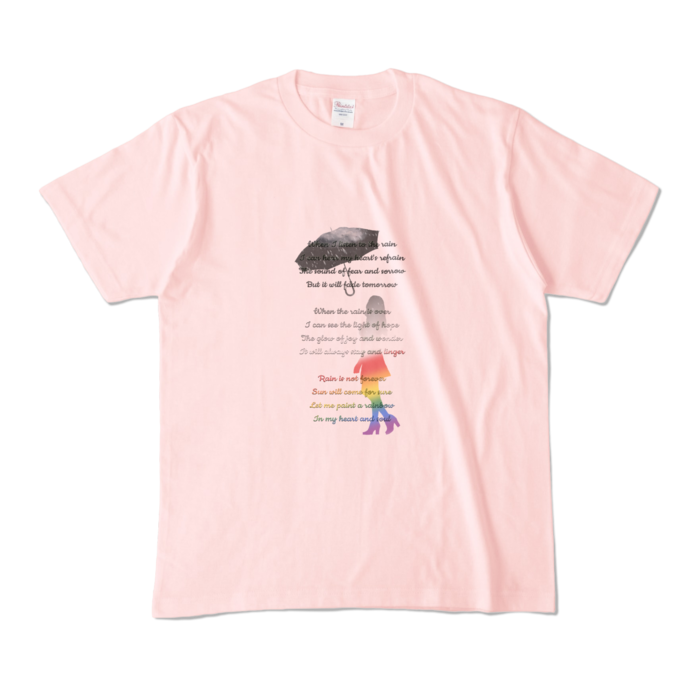 カラーTシャツ - M - ライトピンク (淡色)