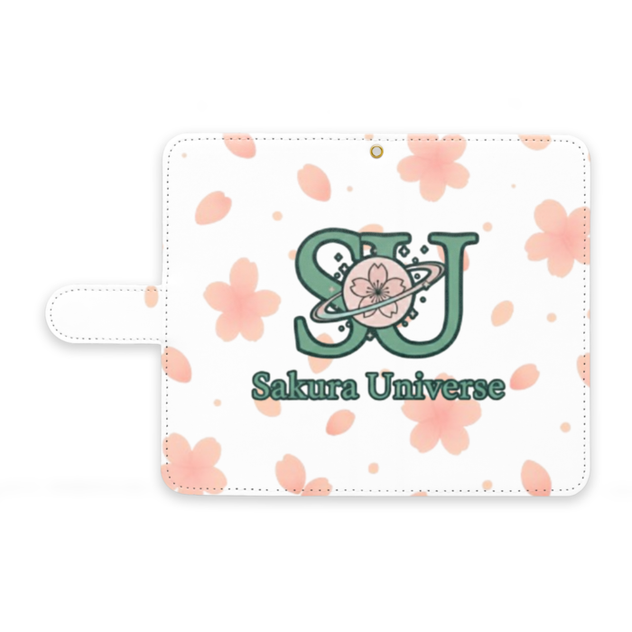 手帳型Androidケース - M - ストラップ穴 あり