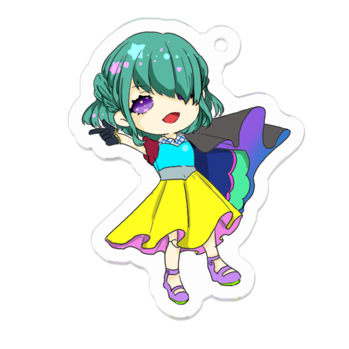 アクリルキーホルダー - 50 x 50 (mm)