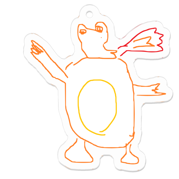 アクリルキーホルダー - 50 x 50 (mm)