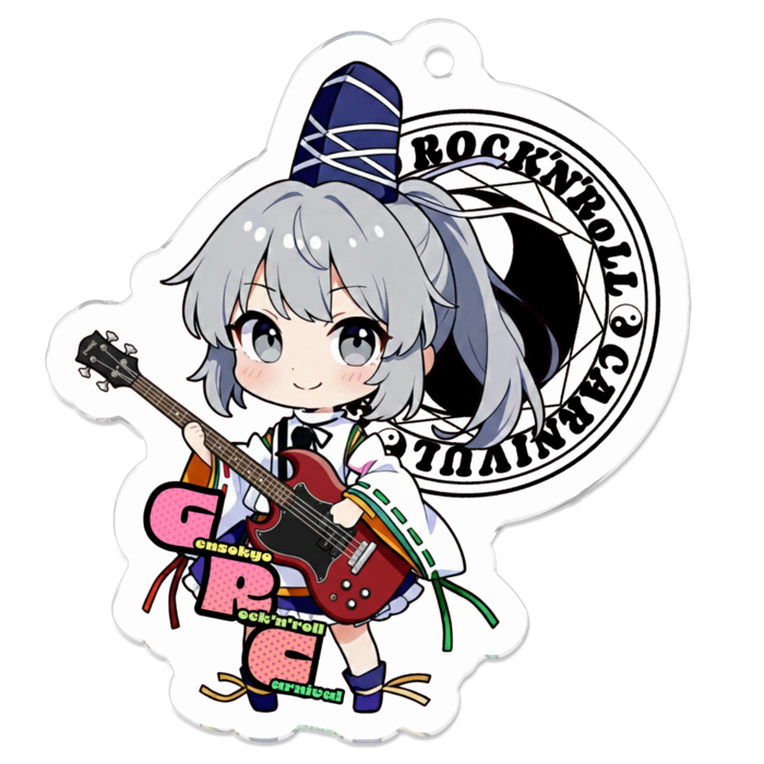 アクリルキーホルダー - 50 x 50 (mm)