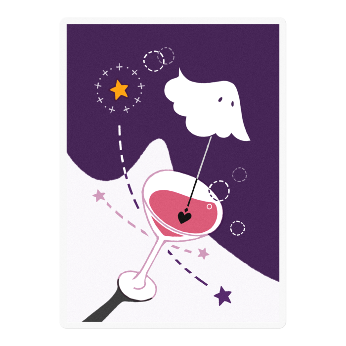 クリアステッカー - 100 x 100 (mm)(1)