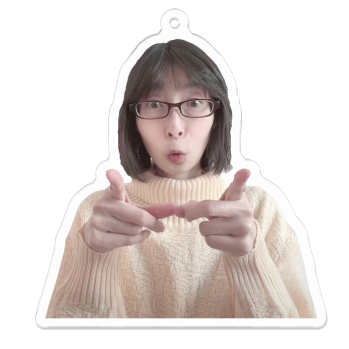 アクリルキーホルダー - 70 x 70 (mm)