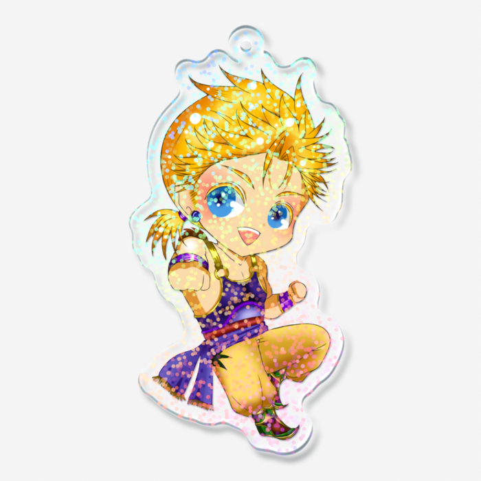 ホログラムアクリルキーホルダー - 70 × 70mm