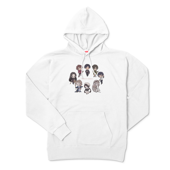 8キャラ円陣パーカー - XL