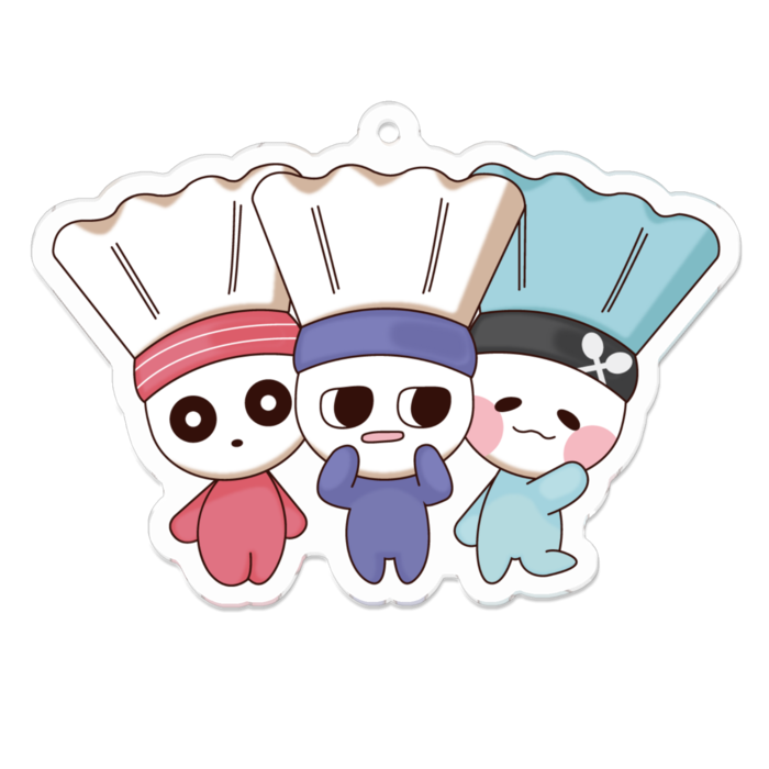 アクリルキーホルダー - 70 x 70 (mm)