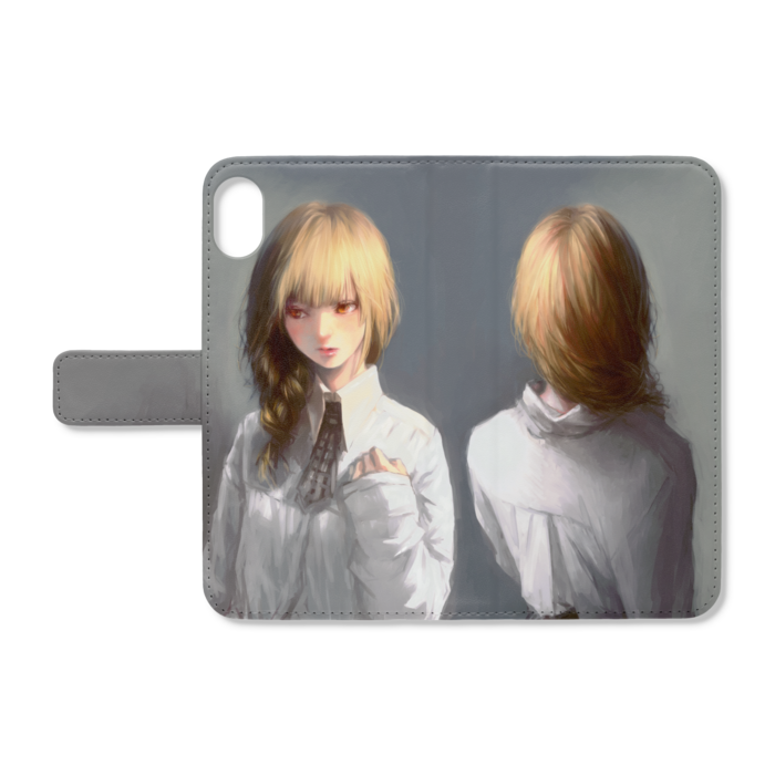 手帳型iPhoneケース - iPhone XR - ストラップ穴 なし