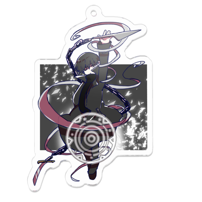 アクリルキーホルダー - 70 x 70 (mm)