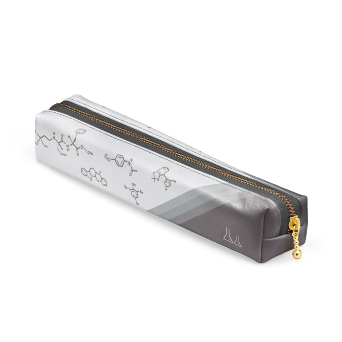 構造式ペンケース　グレー