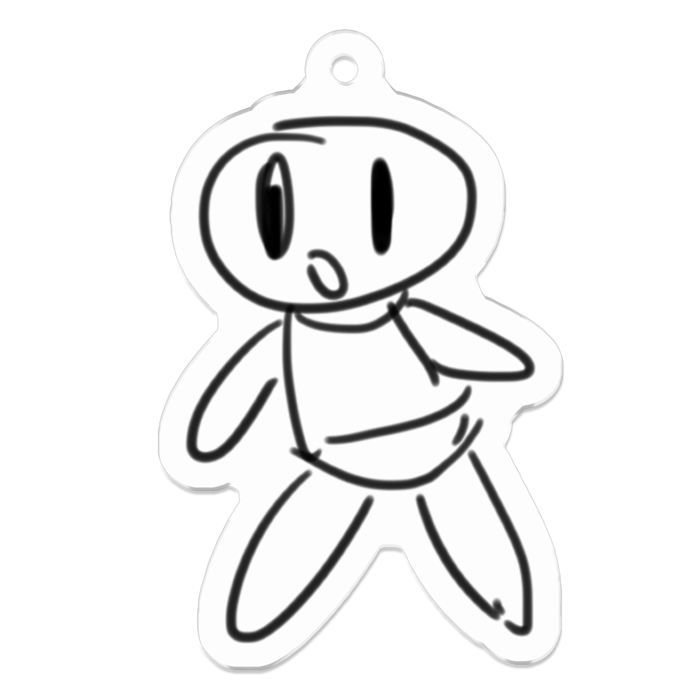 アクリルキーホルダー - 50 x 50 (mm)