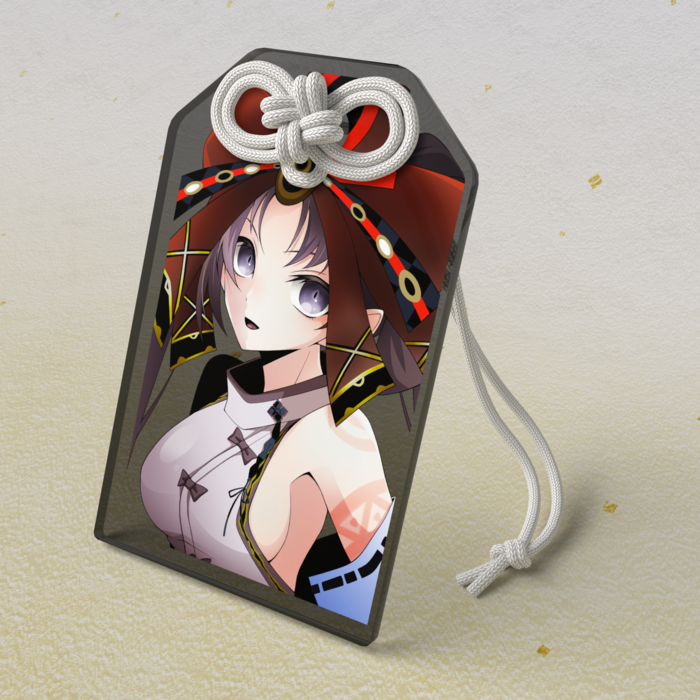 アクリルお守り - 50 × 80mm